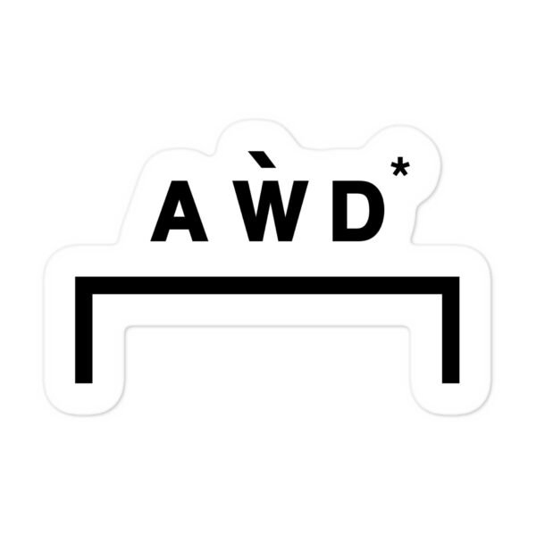 A Warm Door Monogram Sticker