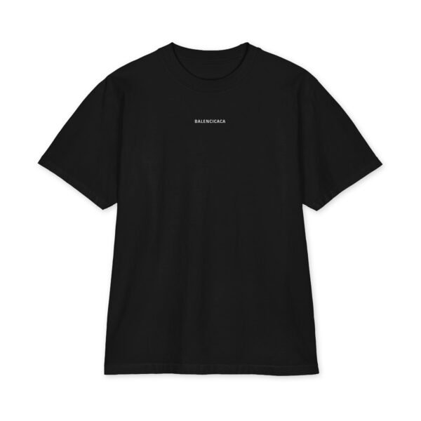 Balencicaca Logo Tee, Black, front