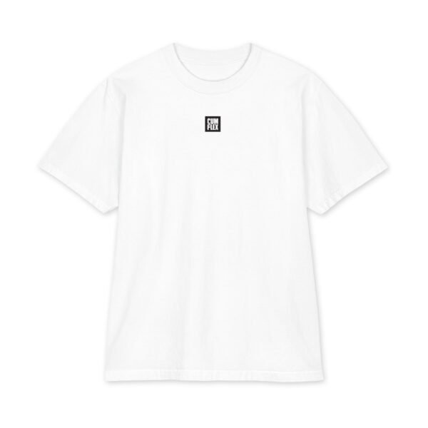 Cumflex Tee, White, front