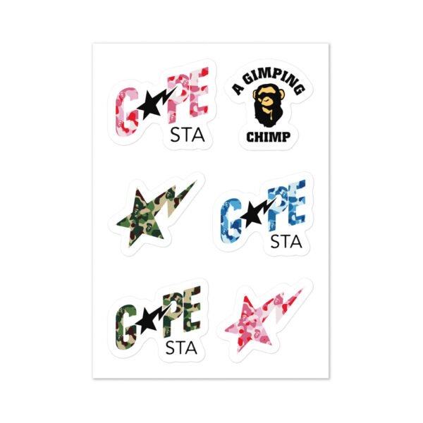 GAPE STA Sticker Sheet