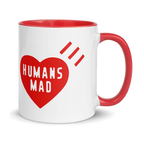 Humans Mad Heart Mug