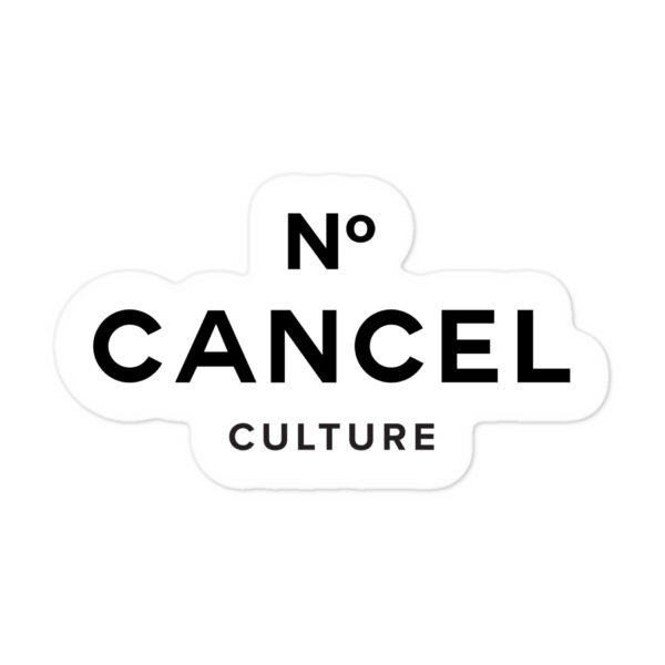 No Cancel Sticker